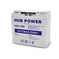 Акумулятор 12В 18 Ач для ДБЖ Hub Power HEG-1218
