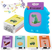 Говорячі флеш-картки для малюків 3, 4, 5, 6 років, 112 карток-224 зразок, машина для читання слів, навчання Монтессорі