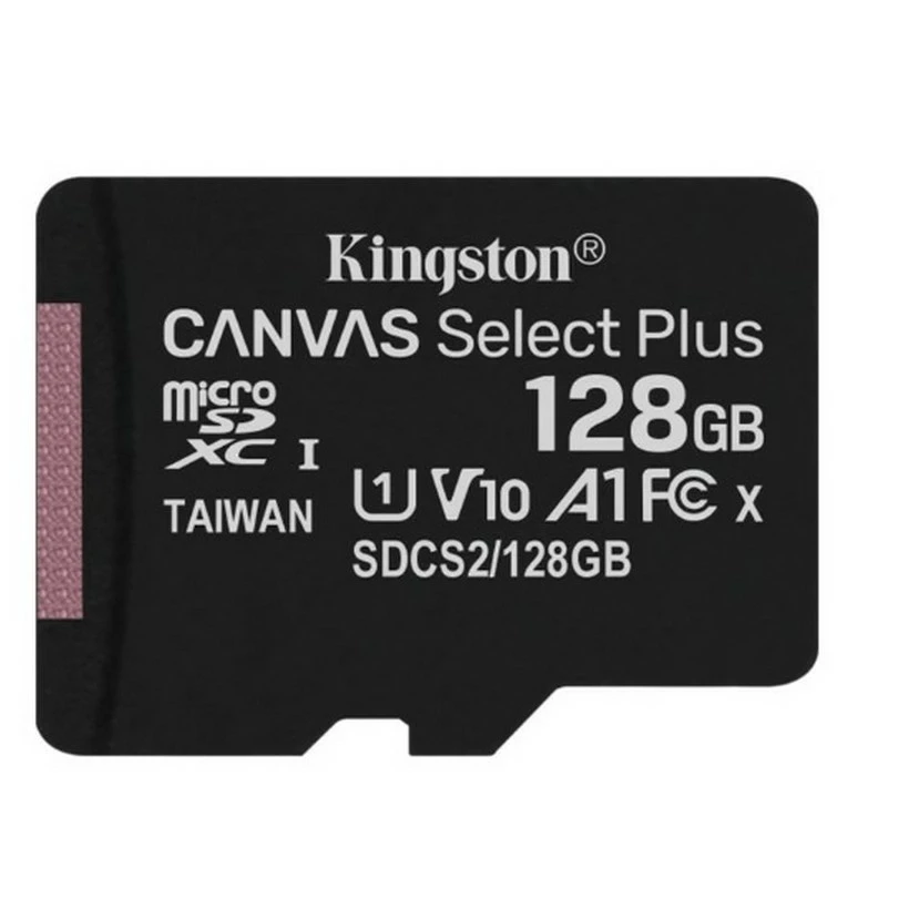 Карта пам&apos;яті Kingston 128GB Canvas Select Plus R100MB/s MicroSDXC UHS-I Class 10 (SDCS2/128GBSP)