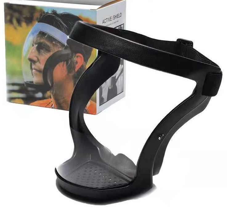Полнолицевая защитная маска со сменным фильтром, прозрачная. Защита от пыли, воды, грязи, ветра - фото 8 - id-p1904455037