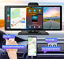 Автомобільний відеореєстратор, 10.26 дюйма, Carplay&Android Auto 4K, ADAS, Wi-Fi, GPS, камера заднього огляду, фото 5