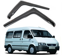 Дефлекторы окон ветровики Ford Transit 1986-2000 года вставные (2 шт, HIC)