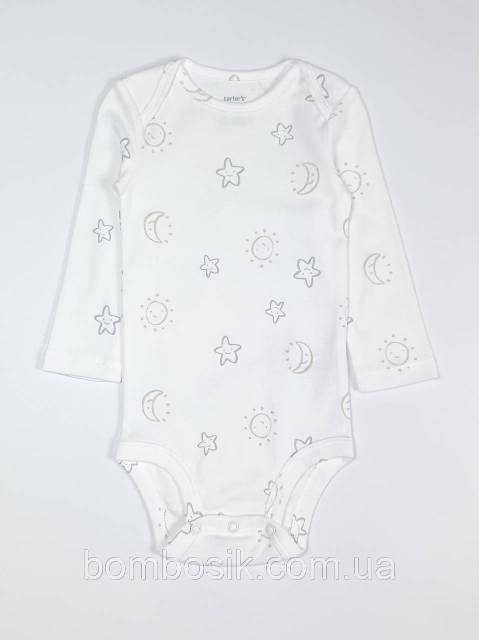 Бодік з довгим рукавом для хлопчика Картерс, 6м (61-69см), фото 1