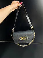 Женская подарочная сумка клатч Michael Kors Parker Shoulder Bag Black (черная) MK002 стильная сумочка