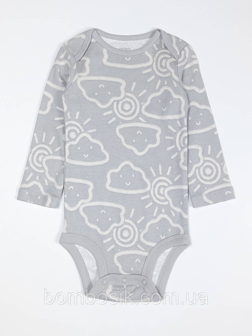 Бодік з довгим рукавом для хлопчика Картерс, 6м (61-69см), фото 1