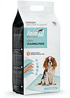 Пелюшки для собак AnimAll Puppy Training Pads 60x90 см 10 шт./уп. Пелюшки для цуценят і літніх собак