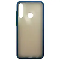 Чохол-накладка Dengos Matt для Huawei Y6p Blue (DG-TPU-MATT-56)