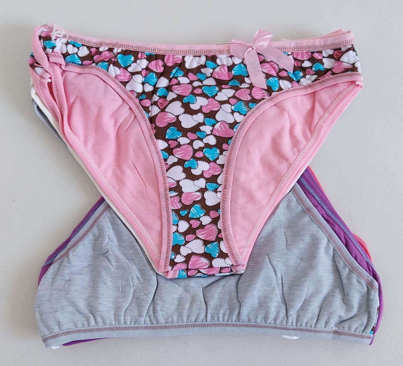 Трусики жіночі з принтом середечок, фото 1