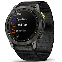 Спортивные часы GARMIN Enduro 2 Sapphire Carbon Gray DLC Titanium with Black UltraFit Nylon Strap