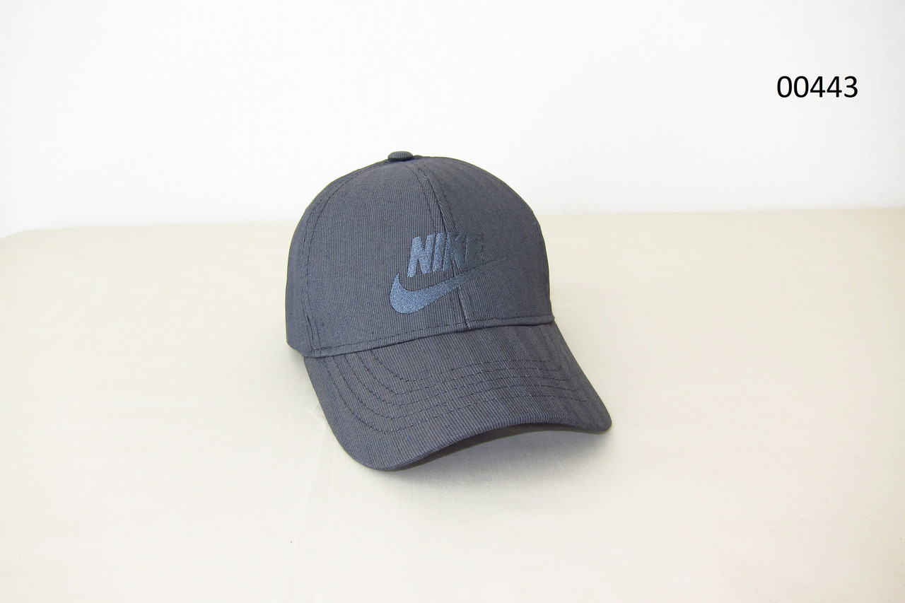 Кепка бейсболка літня сіра з вишивкою NIKE 00443, фото 1