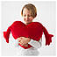 Подушка серце IKEA FAMNIG HJARTA червоний 40x101 см 274.704.60, фото 4