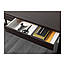 Письмовий стіл IKEA MICKE чорно-коричневий 602.447.45, фото 4