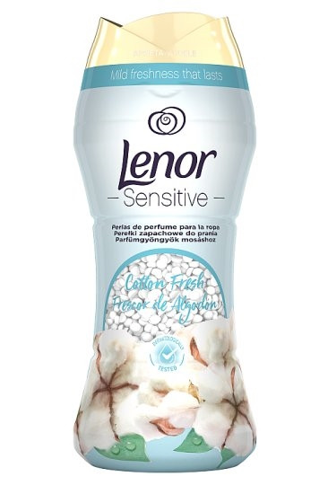 Кондиціонер – парфум для білизни в гранулах  Lenor Sensitive Cotton Fresh 210 г