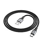 Кабель для заряджання HOCO X89 Type-C USB для передачі даних Чорний, фото 3