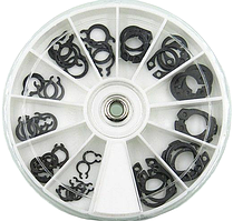 Стопорні Кільця Зовнішні М4, М5, М6, М7, М8, М9, М10 Набір 70 шт Spec (SP-06870)