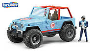 Игрушка Bruder внедорожник Jeep Cross с фигуркой (02541)