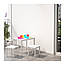 Дитячий стіл IKEA UTTER для дому/вулиці білий 603.577.37, фото 2
