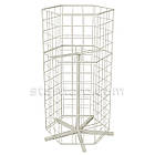 Стійка обертова NET-62, (настільна, 6 граней). Торгова металева стійка під навісне торгове обладнання у магазин, фото 2