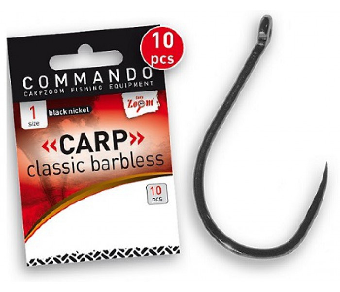 Гачки Carp Zoom Carp Classic Barbless Hook, фото 1