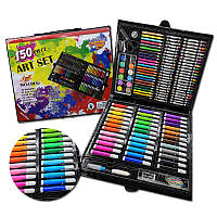 Дитячий художній набір для творчості, Великий набір для малювання на 150 предметів!