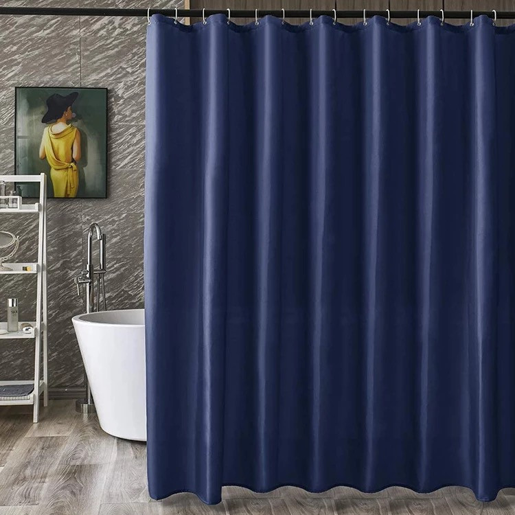 Шторка для ванної Bathlux 180 x 180 водонепроникна люкс якість, Синя 1614 Люкс качество!+