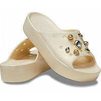 Шлепанцы женские CROCS CLS PLATFORM CRYSTAL PERLS SLIDE W 208388