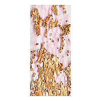 Фольга-сітка для нігтів декоративна бронза/рожевий