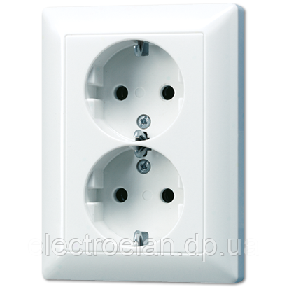 SCHUKO®-розетка 2-на 16 A / 250 B ~ AS5020U AS5020UWW
