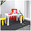 Табурет дитячий IKEA MAMMUT для дому/вулиці жовтий 203.823.24, фото 2