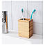 Стакан для зубних щіток IKEA DRAGAN  бамбук 302.714.91, фото 2