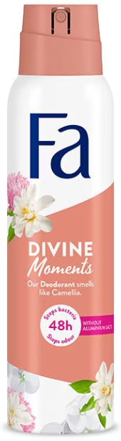 Жіночий дезодорант-спрей Fa "Divine Moments з ароматом камелії" (150мл.)