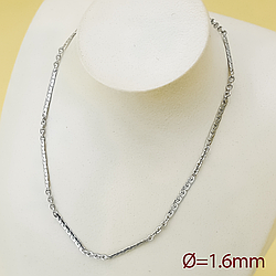 Ланцюжок "Комбінований", р.60, медсталь Xuping, stainless steel