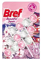 Гігієнічні кульки для унітазу Bref power aktiv  Beautiful Japan 3x50 г