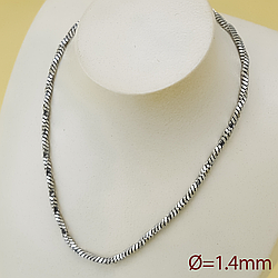 Ланцюжок "Канат", р.60, медсталь Xuping, stainless steel