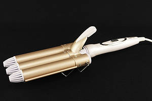 1988 GM Потрійна плойка для волосся Professional Curling Iron