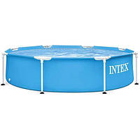 Басейн каркасний Intex 28205 круглий 244х51 см, блакитний