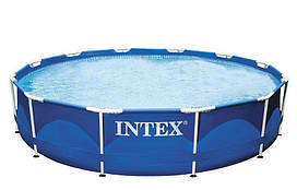 Басейн каркасний Intex 28210 круглий 366х76 см, синій