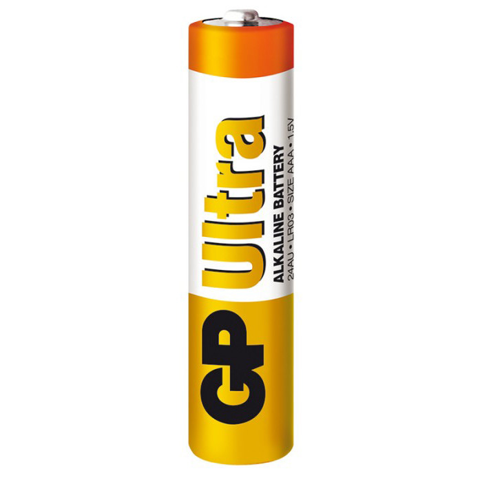 Батарейка GP ULTRA, 24AU-U4 лужна LR03, AAA