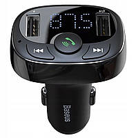 АЗП з FM-модулятор Baseus T typed Bluetooth MP3 charger with car holde