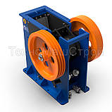 Щокова дробарка 5.5 кВт для будівельних відходів (камінь, цегла, бетон) BIZON-150, фото 4