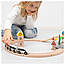 Залізниця IKEA LILLABO набір 45 предметів поїзди та рейки різнокольоровий 203.300.66, фото 4