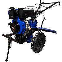 Культиватор мотокультиватор Forte 1050 дизельний колеса 10" Синій