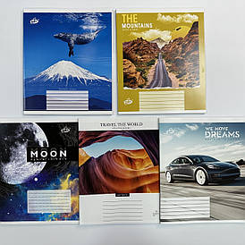 Зошит шкільний 36 аркушів "Бріск" клітинка