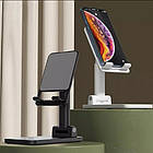 Настільна підставка для смартфонів Veron ST75 Folding desktop stand Black, фото 2