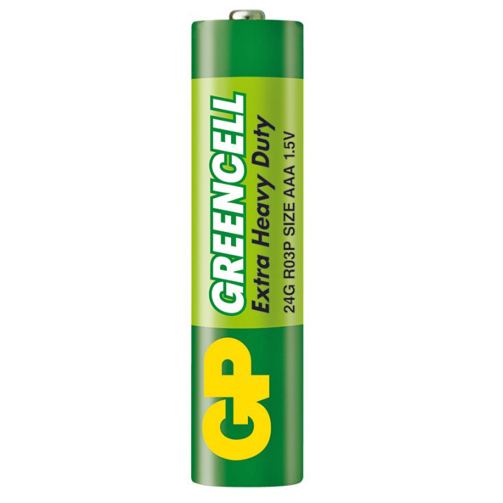 Батарейка GP GREENCELL 1.5 V 24G-U4 сольова R03, ААА
