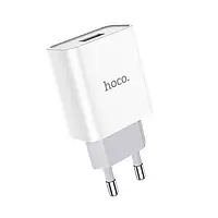 Мережевий зарядний пристрій HOCO C81A  (Lightning)