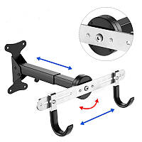 Крепление крепеж велосипеда на стену за раму, регулируемая настенная вело подвеска