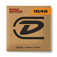 Струны для акустической гитары Dunlop DAB1048 80/20 Bronze Extra Light .010 - .048