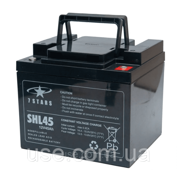 Акумулятор UPS 12 V, Вольт, В, 45 AH, ампер годин, для ДБЖ, ИПБ, безперебійника