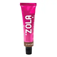 Zola Краска для бровей 15 мл 03 brown